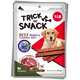 TRICK OR SNACK Premium 1lb Dog Jerky Treats | Dog Training | Dog Walking | Natural Grillers | Healthy Smoked Beef Chicken Salmon Chews Snacks Beef Blueberry Jerky